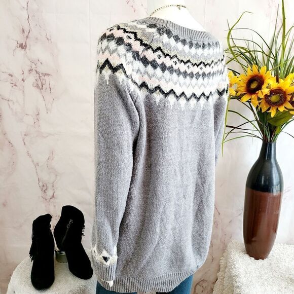 Motherhood Maternity soft Fair Isle sweater - Picture 6 of 8